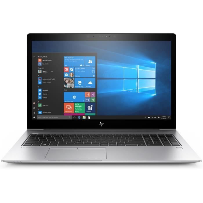 HP Elitebook 755 G5 15" AMD Ryzen 5 pro 8Go 256Go Azerty Argent Grade B