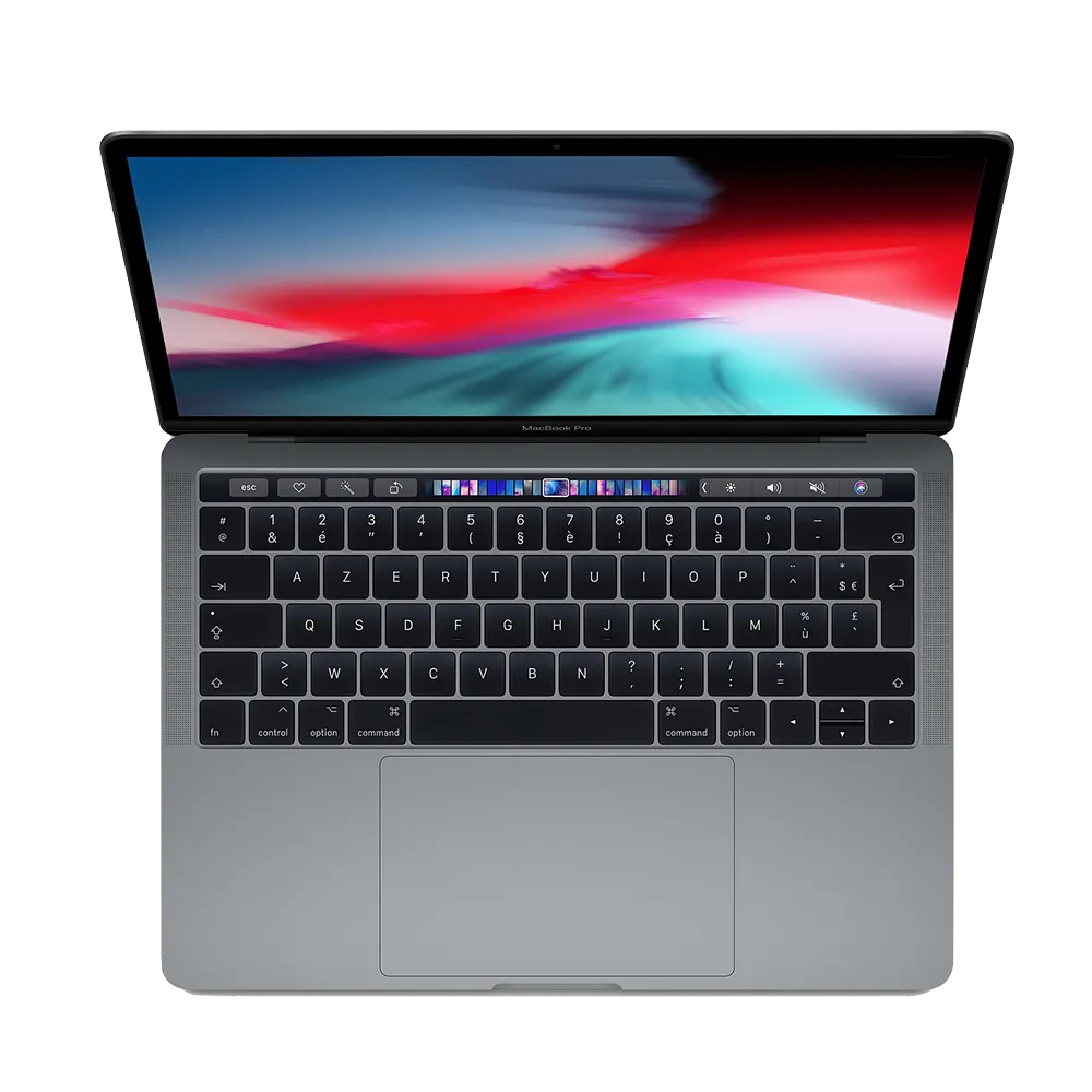APPLE Macbook Pro Retina 13" Touch Bar (2019) A2159 I5 1.4 GHz 8Go Azerty 512Go Gris Grade C