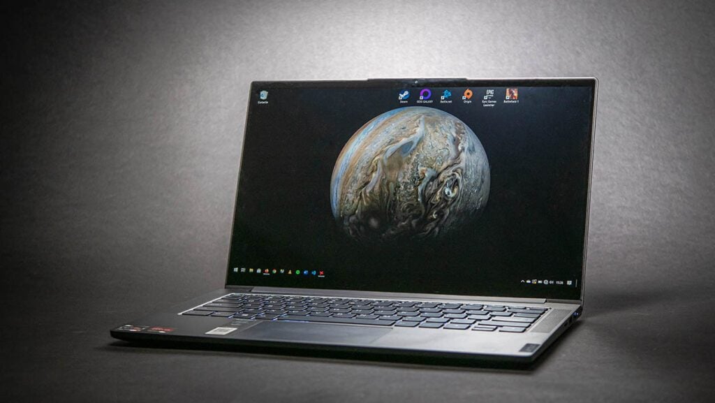 Lenovo Yoga Slim 7 RYZEN 4500U SSD 256 Go 8Go AZERTY Grade C