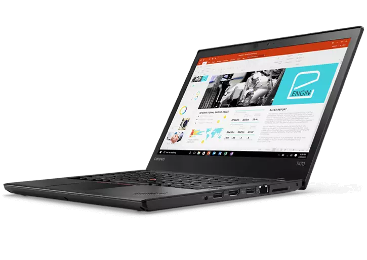 Lenovo T470 14" i5 6200 256 Go 8Go AZERTY Noir Grade A