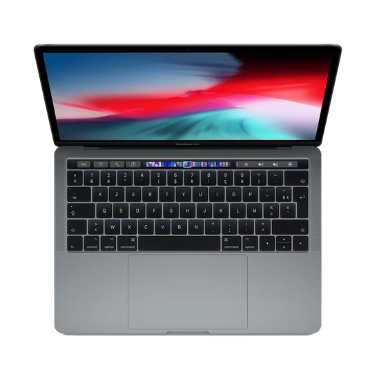 APPLE Macbook Pro Retina 13" Touch Bar (2019) A2251 I5 2.4 GHz 16Go Azerty 512Go Gris Grade C